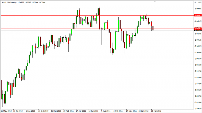 AUD/USD Forecast for the Week of April 2, 2012, Technical Analysis